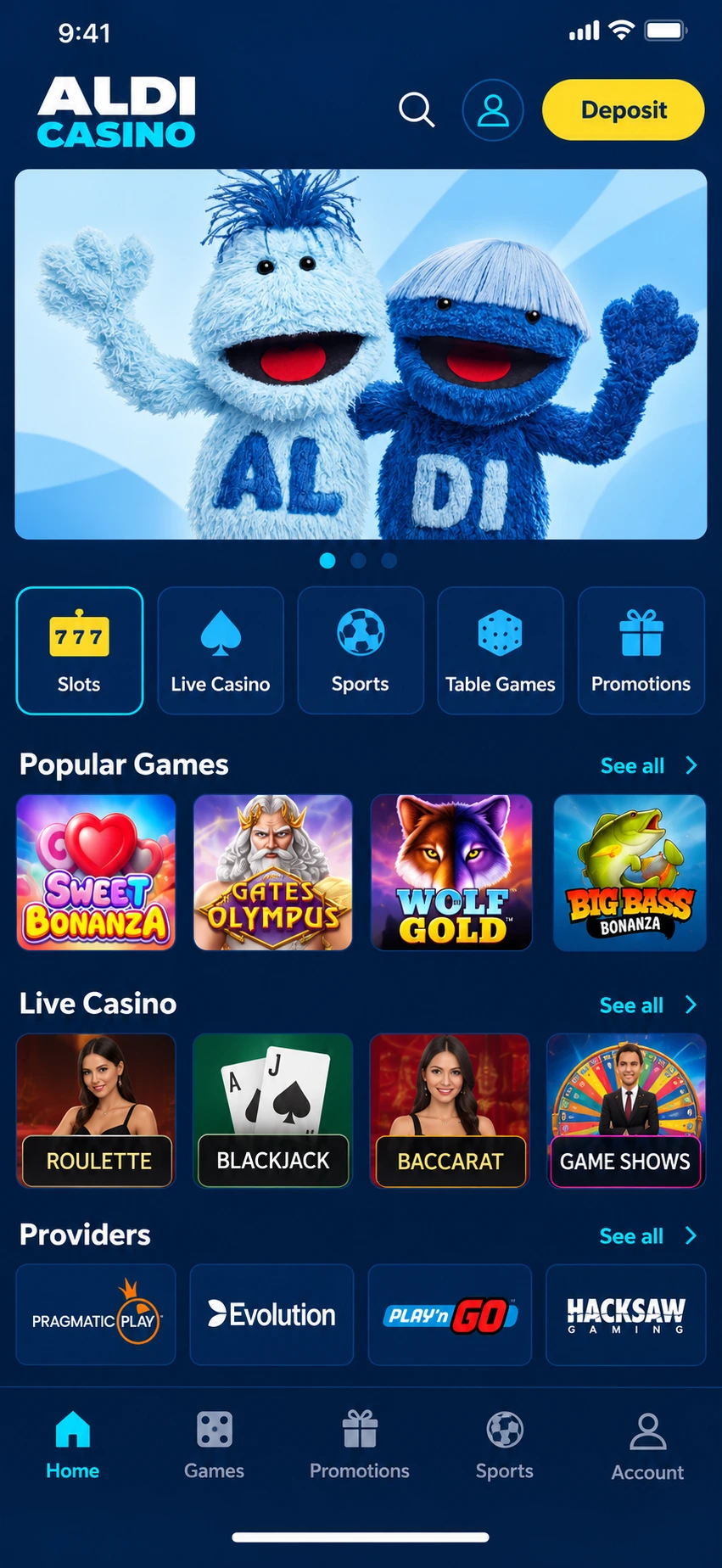Die Aldi Casino App